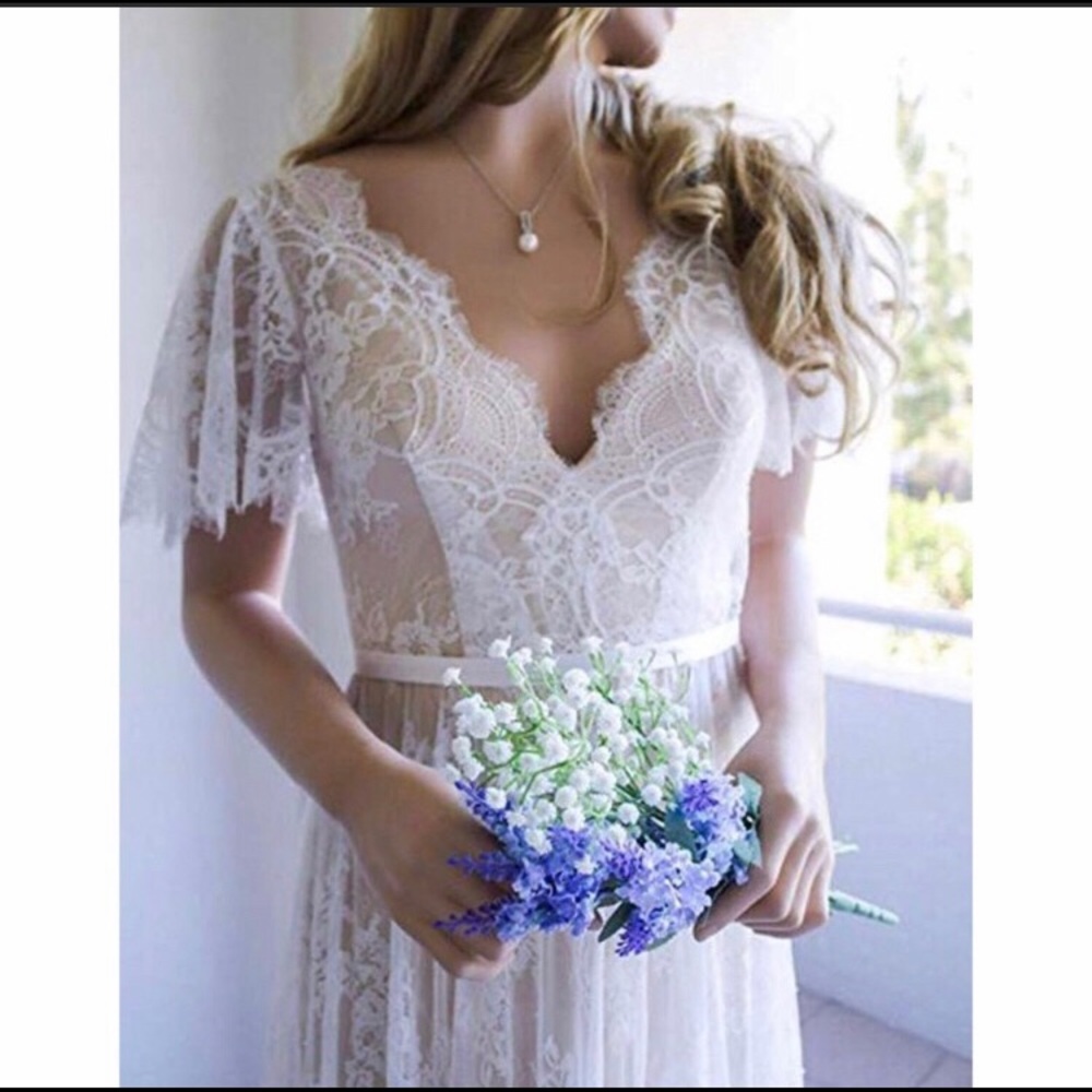 🆕 Bohemian Wedding Dress